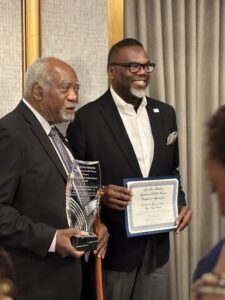 Congressman Danny K. Davis and Mayor Brandon Johnson