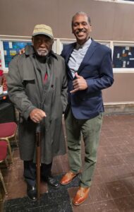 Congressman Danny K. Davis and Dr. Inkululeko Dennis Garrett.