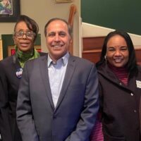 Raj with Larry Huggins, Gwen Appleberry, Patty Howse, William Kates