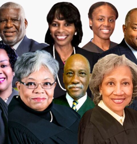 Justice Nathaniel Howse, Justice Bertina E. Lampkin, Justice Cynthia Cobbs, Justice Sharon Oden Johnson, Judge Linda Sackey, Judge Debra A. Seaton, Judge Marian E. Perkins, Judge Yolanda H. Sayre, Judge James A. Wright, Judge Lisa M. Taylor, Judge Timothy W. Wright III, Judge Leonard Murray