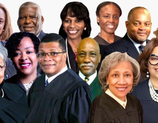 Justice Nathaniel Howse, Justice Bertina Lampkin, Justice Cynthia Cobbs, Justice Sharon Johnson