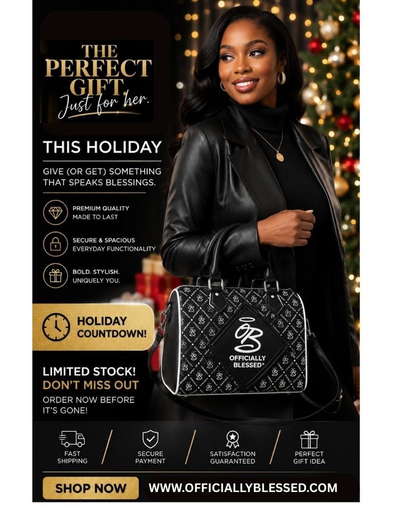officially blessed, church purse, christian apparel, chicago events, traveling to chicago guide